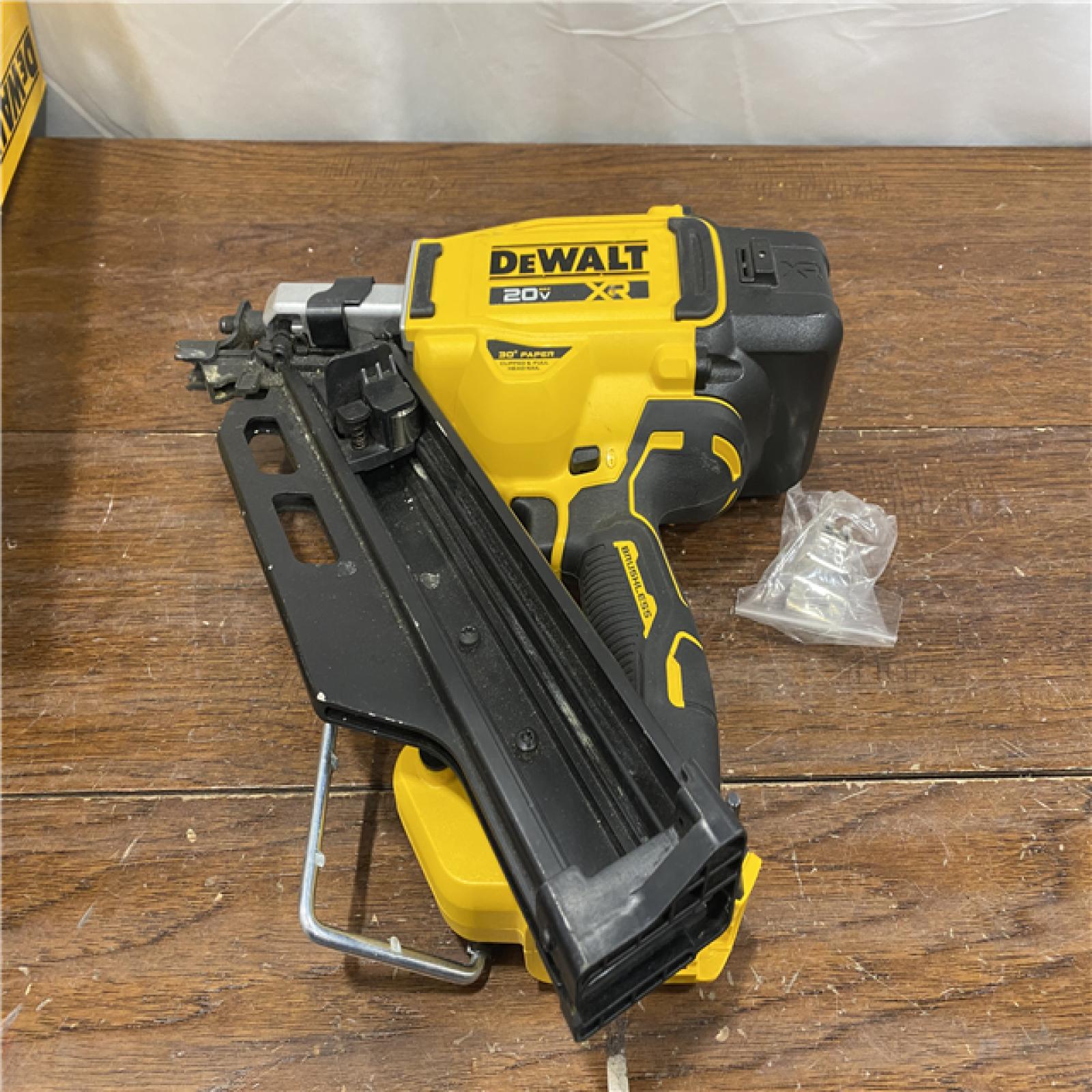 AS-ISDEWALT 20-Volt 30Â° Cordless Framing Nailer (Tool-Only)