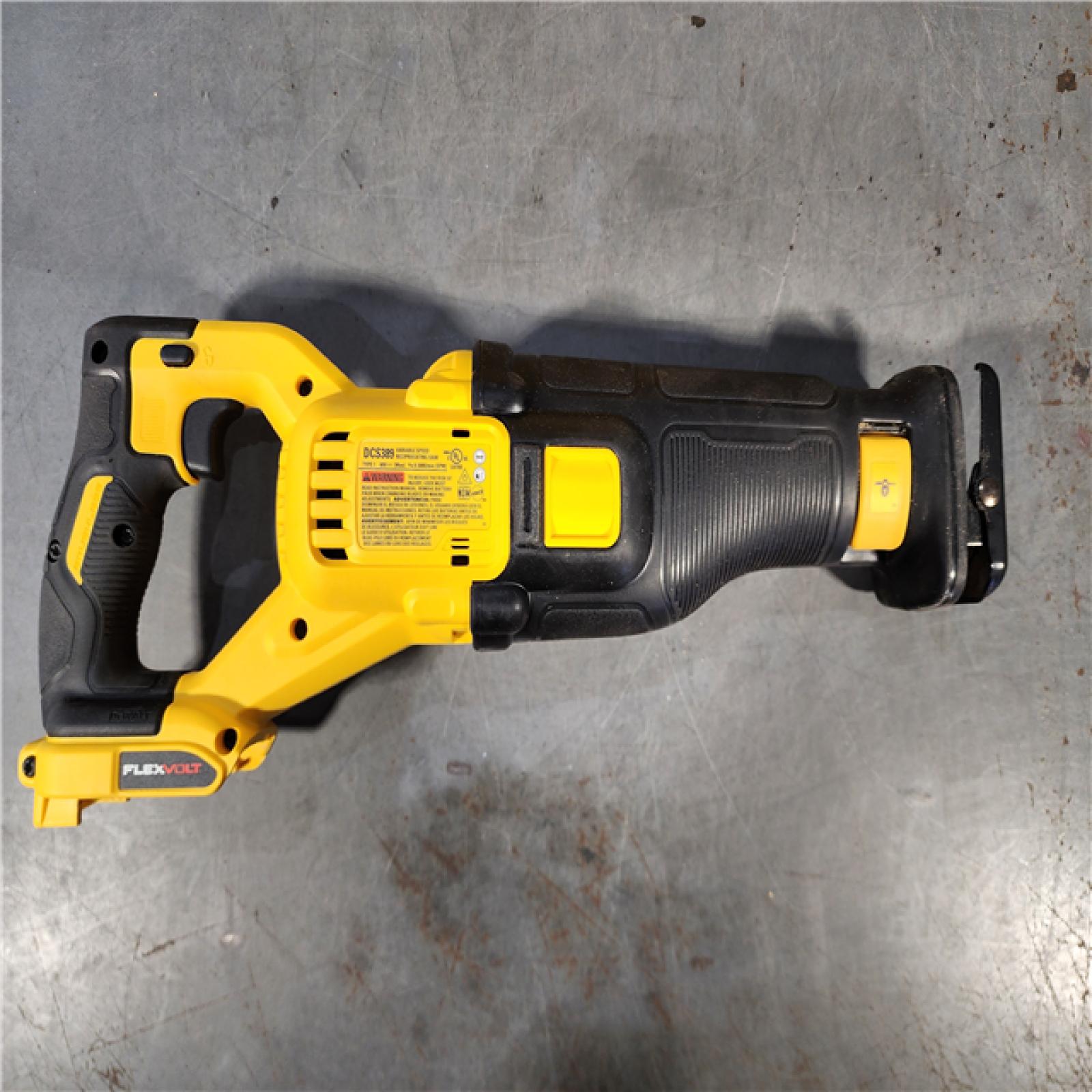 HOUSTON LOCATION - AS-IS DeWalt DCS389B FLEXVOLT 60V MAX Cordless Brushless Reciprocating Saw (Tool-Only)