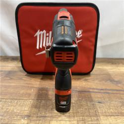 AS IS M12 12V Lithium-Ion Cordless 3/8 in. Drill/Driver Kit with Two 1.5 Ah Batteries, Charger and Tool Bag