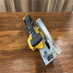 AS-IS  DEWALT 20V MAX Cordless Brushless 6-1/2 in. Sidewinder Style Circular Saw (Tool Only)