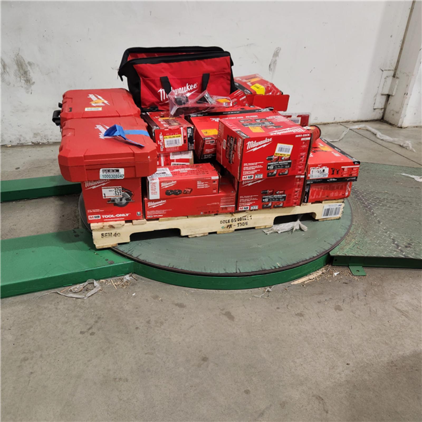 Dallas Location - As-Is MILWAUKEE Tool Pallet