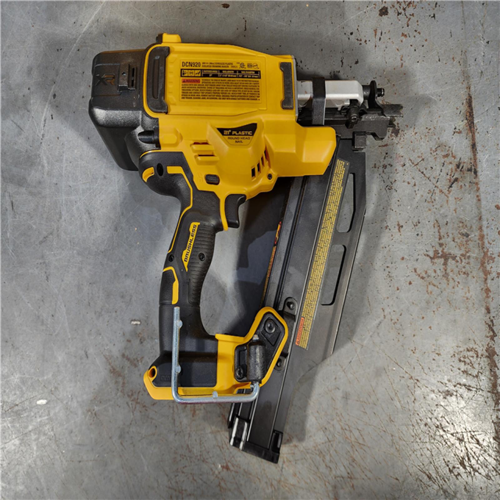 HOUSTON LOCATION - AS-IS DEWALT 20-Volt 21Â° Cordless Framing Nailer (Tool-Only)