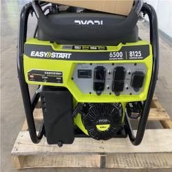 Houston Location - AS-IS Ryobi 6,500 Running Watt 8,125 Starting Watt Gasoline Powered Generator