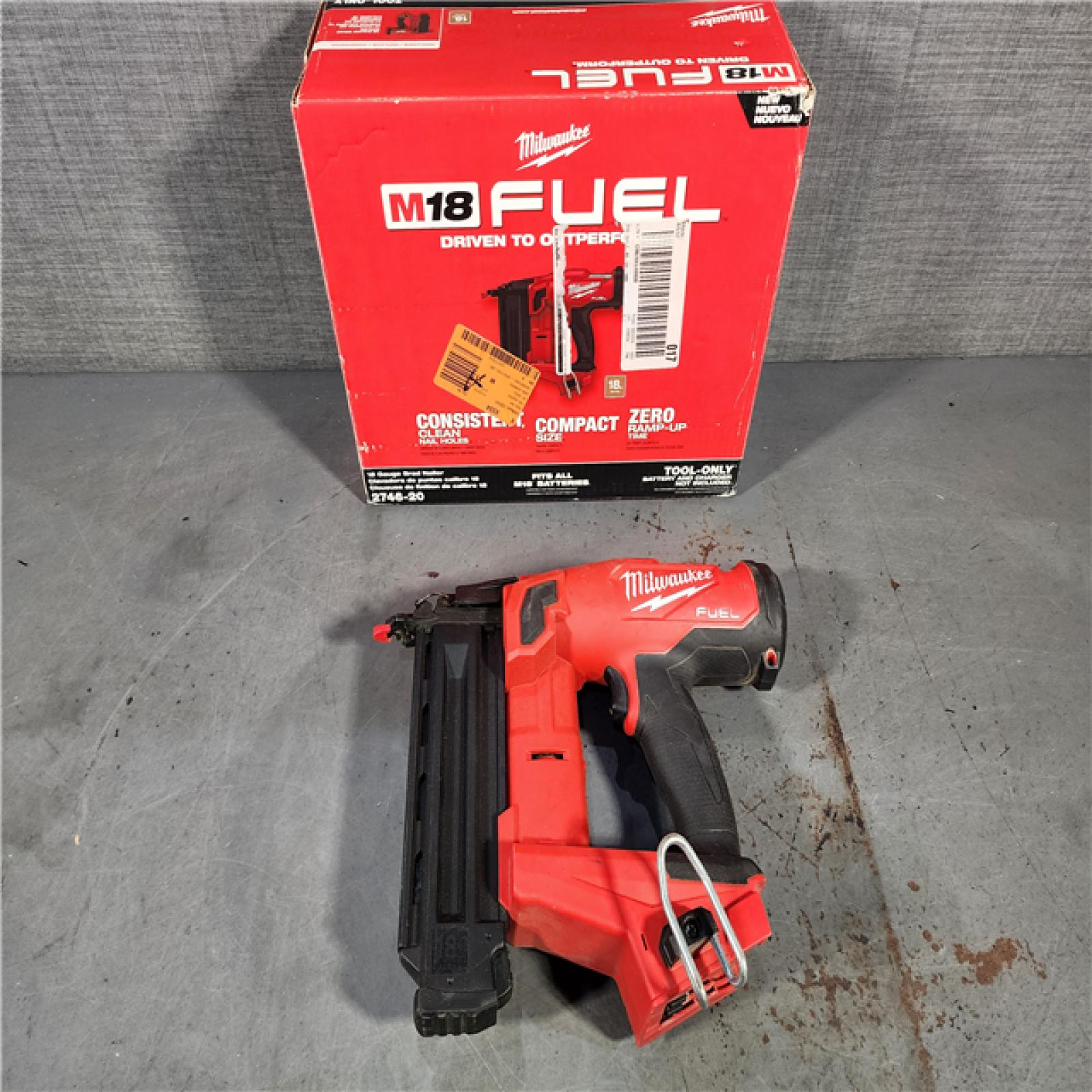 HOUSTON LOCATION - AS-IS Milwaukee M18 Fuel 18V Brushless 18-Gauge Brad Nailer 2746-20 (Bare Tool)