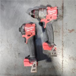 HOUSTON LOCATION - AS-IS Milwaukee M18 FUEL 18V Lithium-Ion Brushless Cordless Hammer Drill and Impact Driver Combo Kit (2-Tool) with 2 Batteries