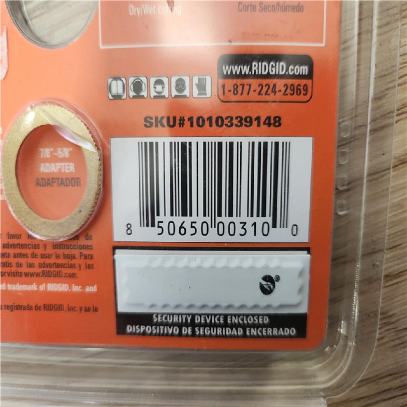 Phoenix Location NEW Sealed RIDGID 4 in. Masonry Cutting Turbo Rim Diamond Saw Blade(5 Packs)