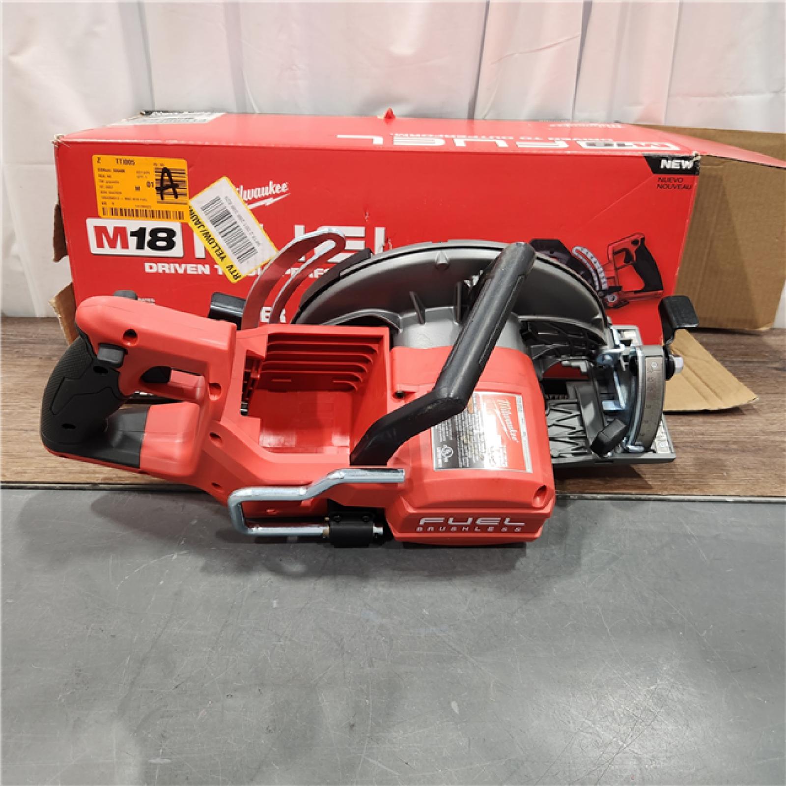 AS IS Milwaukee 2830-20 Rear Handle Circular Saw M18 FUEL 7-1/4  Cordless Brushless Tool Only