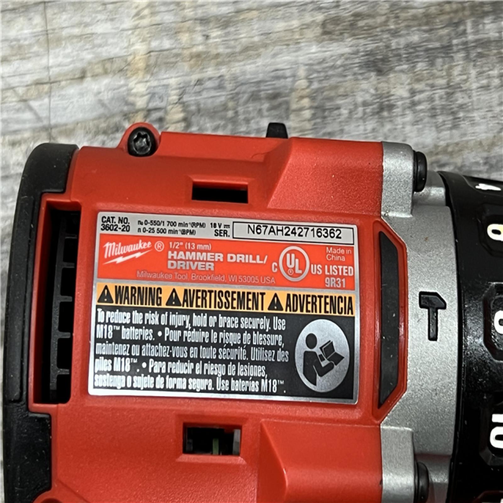 AS-IS Milwaukee M18 Compact Brushless 2-Tool Combo Kit