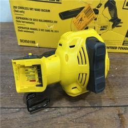 AS-ISDEWALT 20V Lithium-Ion Cordless Dry Hand Vacuum kit  (Tool Only)