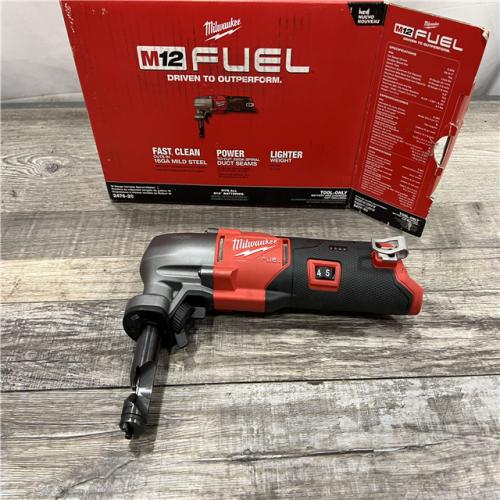 AS-IS Milwaukee M12 FUEL Brushless Cordless 16 Gauge Variable Speed Nibbler (Tool Only)