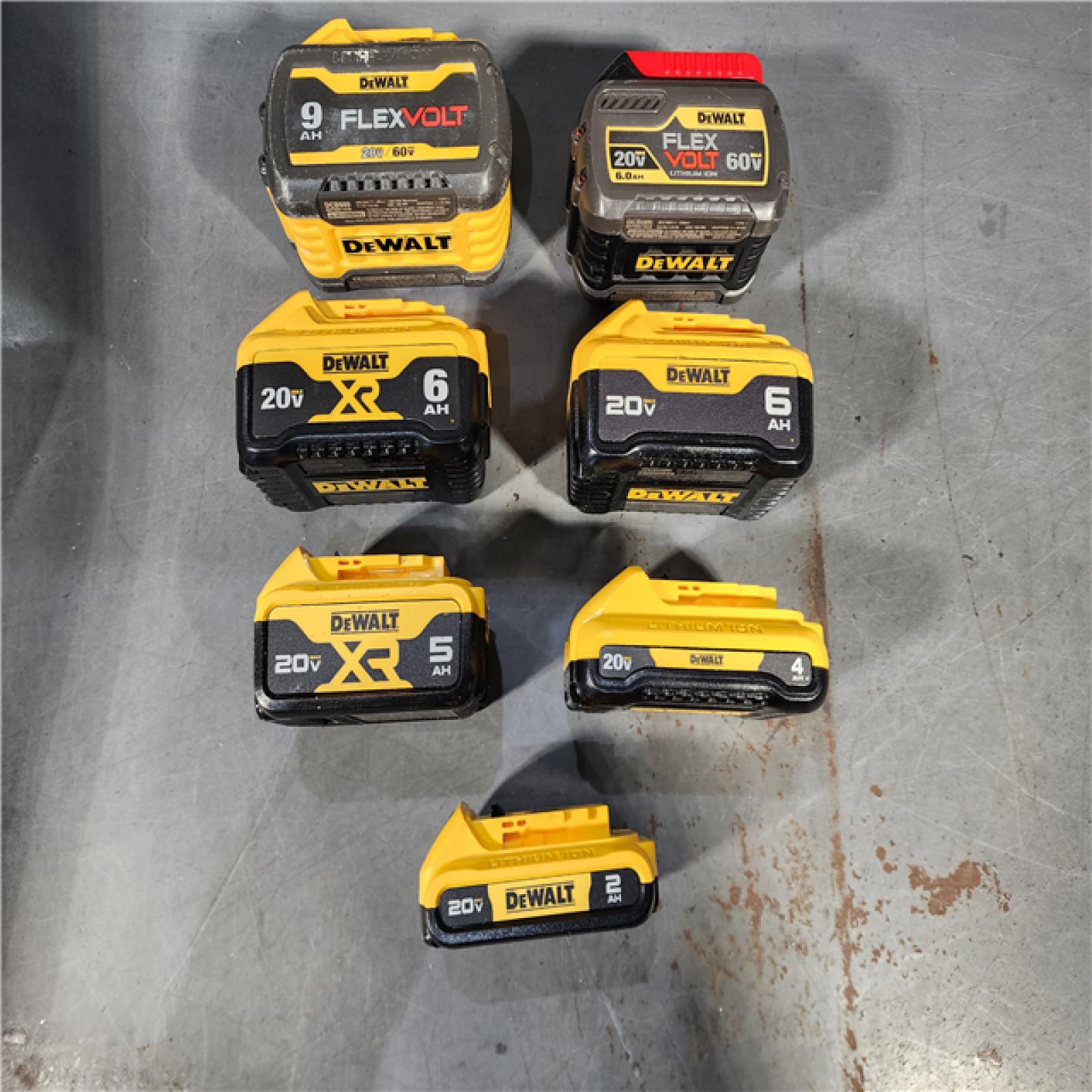 HOUSTON LOCATION - AS-IS DEWALT BATTERY PACK QTY - 15