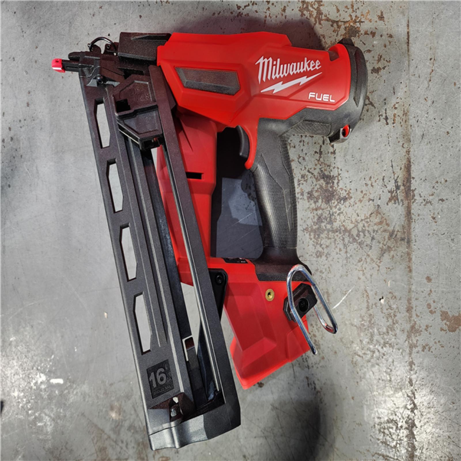 HOUSTON LOCATION - AS-IS (APPEARS LIKE NEW) Milwaukee 2841-20 18V Cordless Gen II 16 Gauge Angled Finish Nailer (Tool Only)