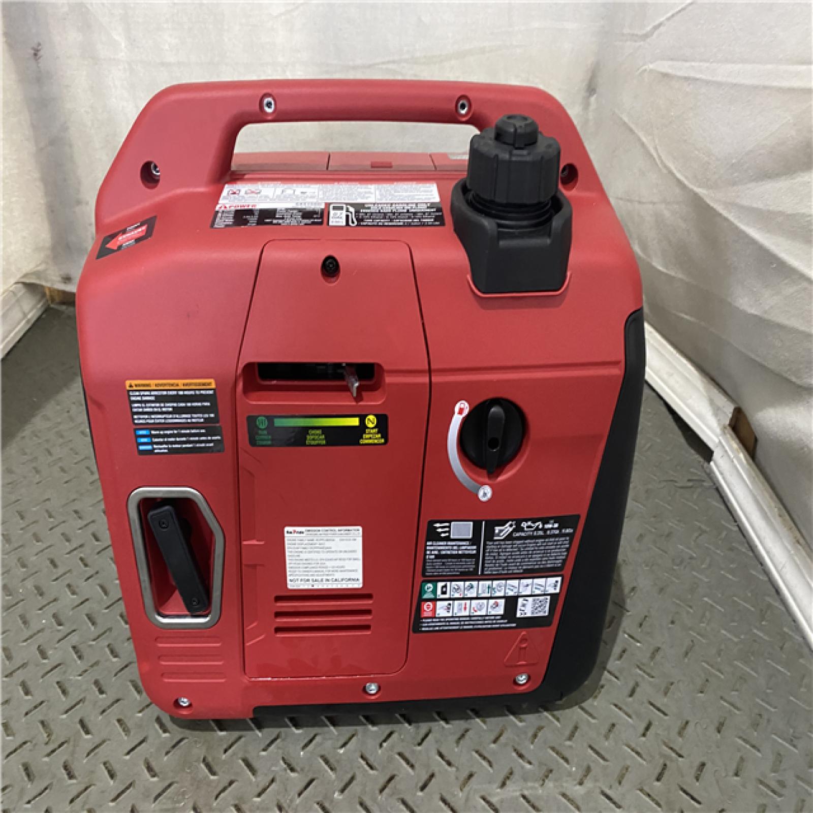 Houston location AS-IS A-IPOWER 1500-Watt Recoil Start Gasoline Powered Ultra-Light Inverter Generator with 60cc OHV Engine and CO Sensor Shutdown