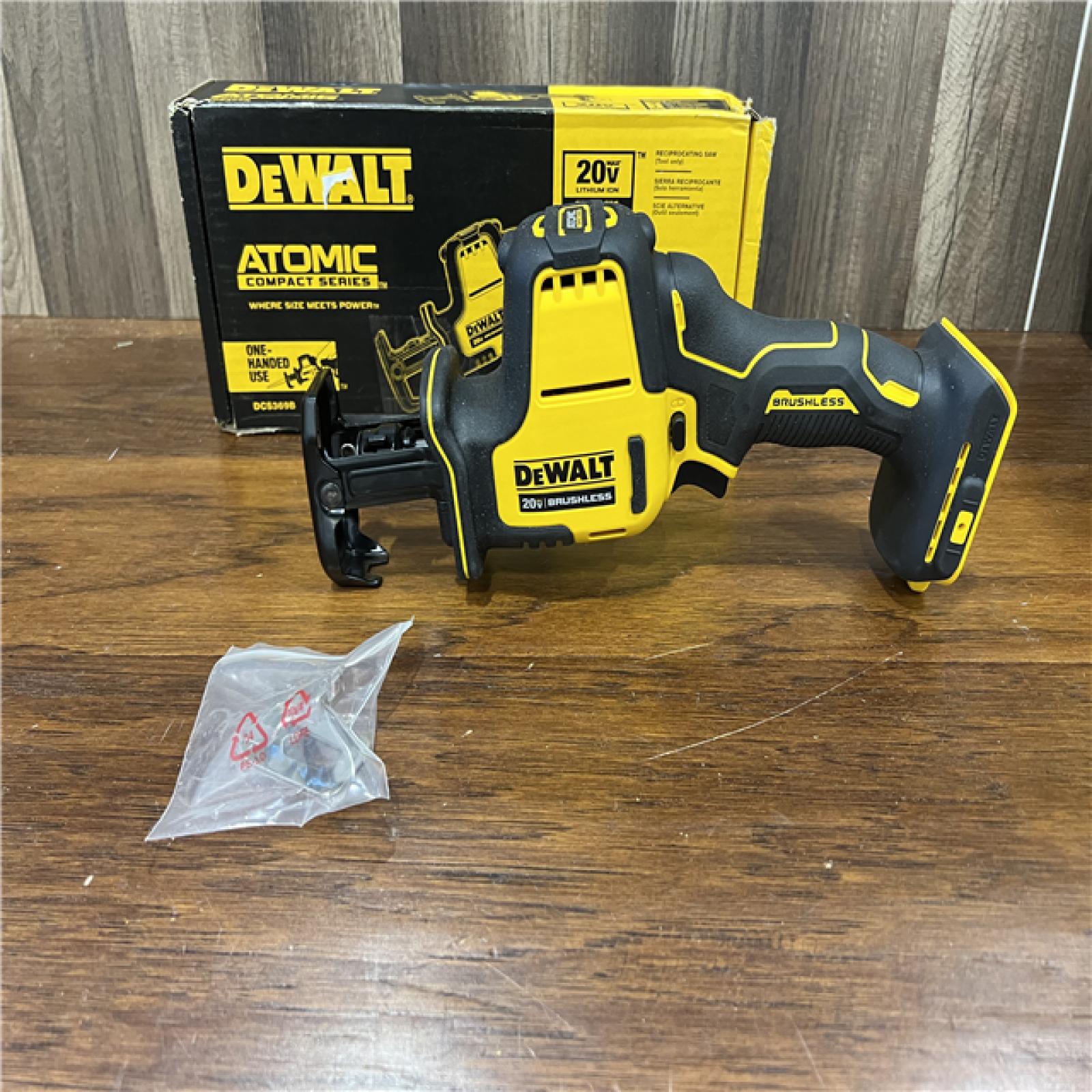 AS-IS DEWALT ATOMIC 20V MAX Cordless Brushless Compact Reciprocating Saw (Tool Only)