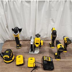 AS IS Dewalt 20-Volt MAX ToughSystem Lithium-Ion 6-Tool Cordless Combo Kit